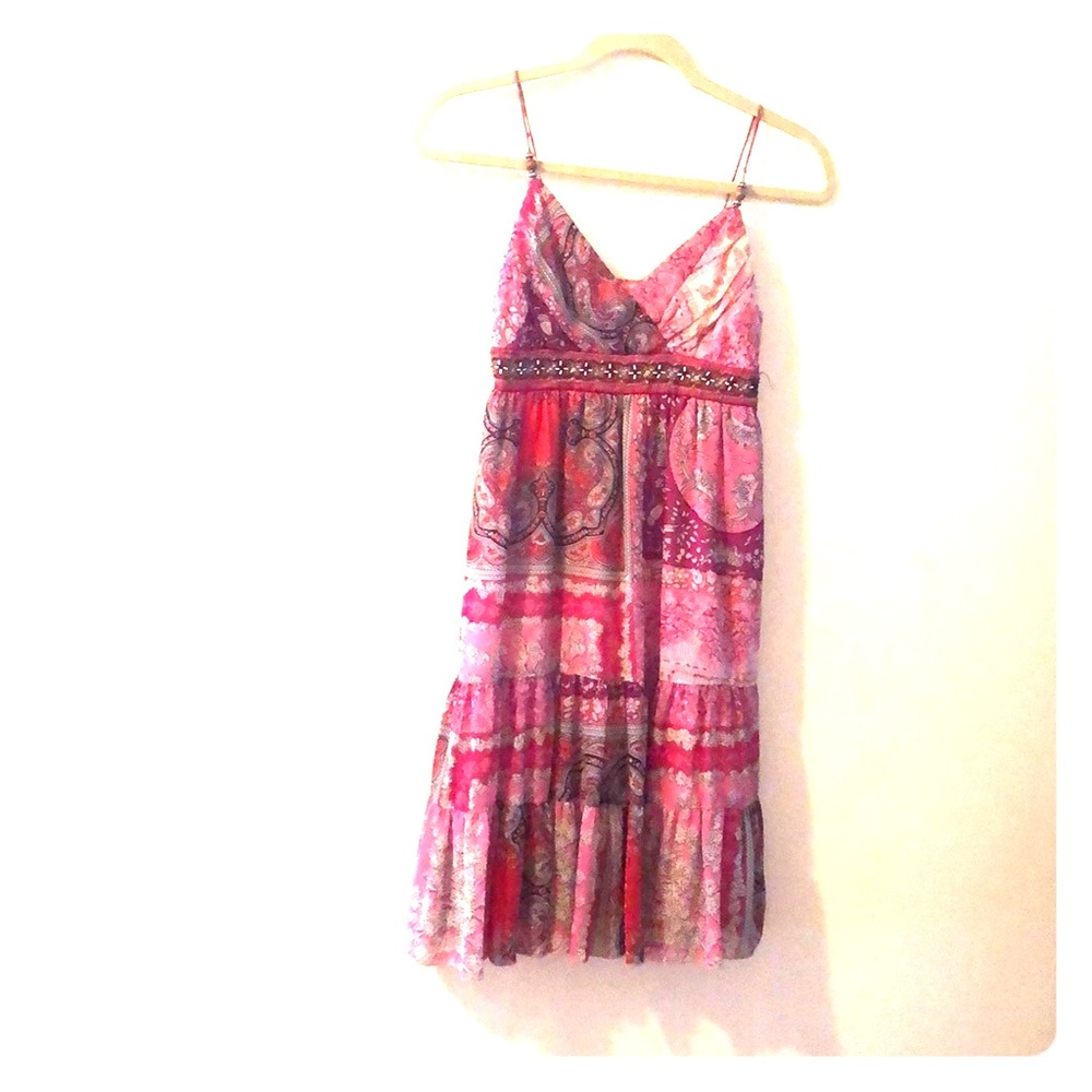 ABS Pink Pattern Dress